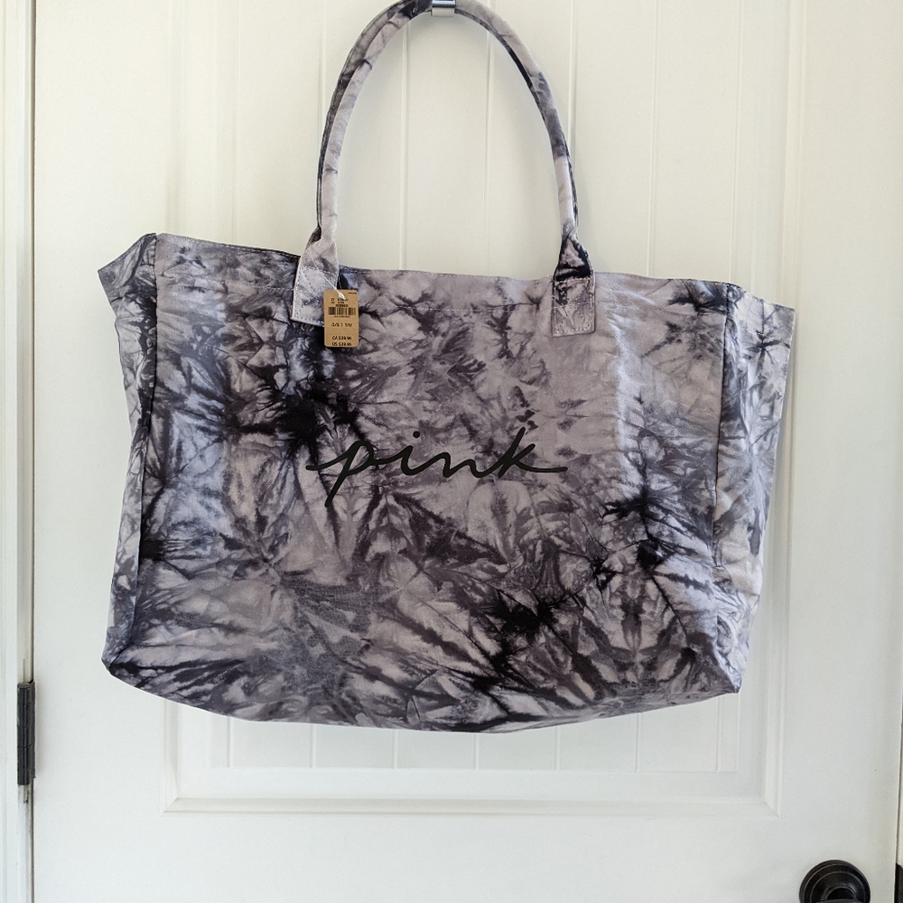 NWT VICTORIA'S SECRET PINK  Large Zippered Bag